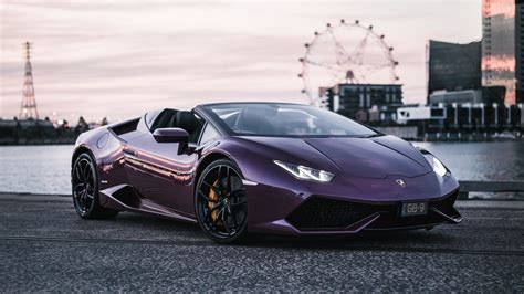 5120x2880 Purple Lamborghini Huracan 5k 5k Hd 4k Wallpapers Images