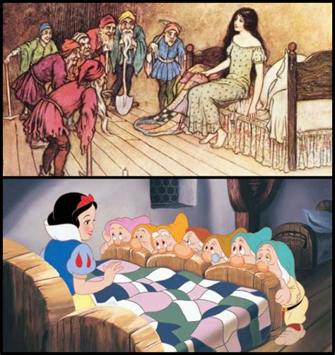 Disneyexaminer Disney Fairy Tales Vs Real Version Tales Snow White