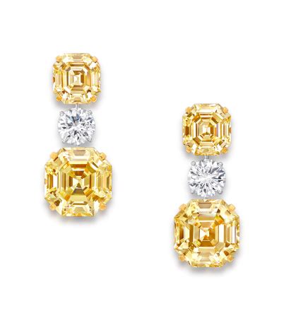#diamondearrings | Yellow diamond earring, Yellow jewelry, Yellow diamond