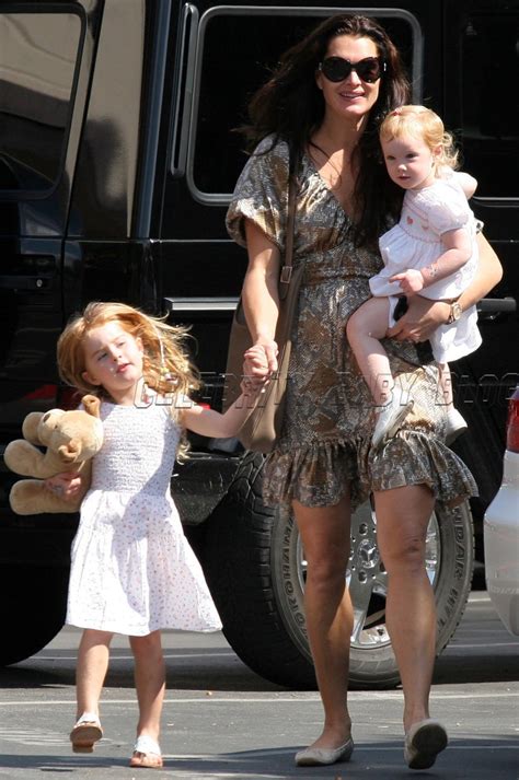 Brooke Shields Rowan And Grier At Church On Sunday Moms And Babies