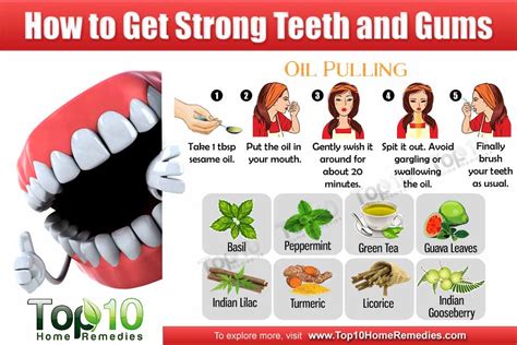 How To Keep Your Teeth And Gums Strong And Healthy Top 10 Home Remedies