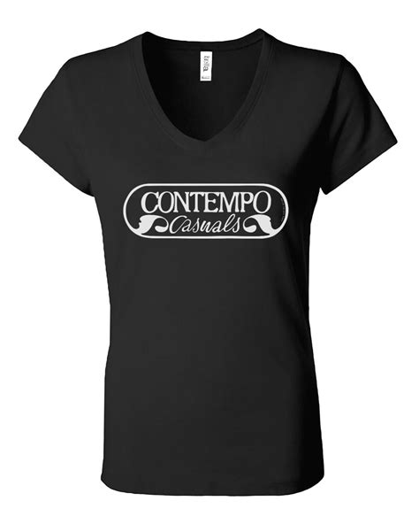 Contempo Casuals T Shirt Defunct Womens Clothing Store Womens V
