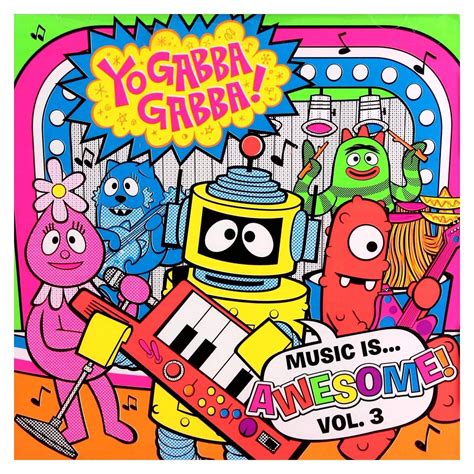yo gabba gabba music is awesome volume 3 cd filt0043 new 857679001452 ebay
