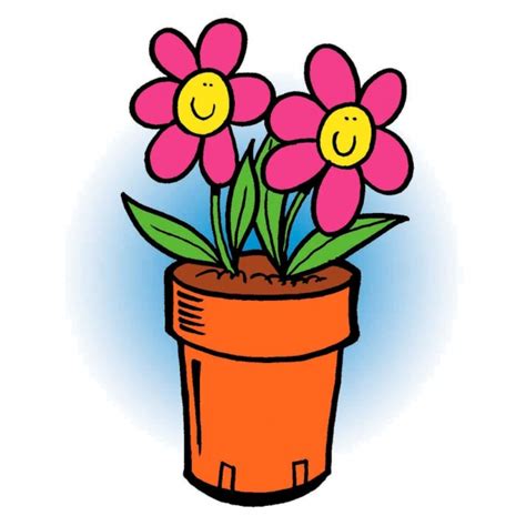 Disegni di fiori da colorare e stampare gratis. Disegno di Vaso di Fiori a colori per bambini ...