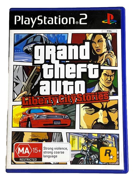 Grand Theft Auto Liberty City Stories Ps2 Pal Complete With Map Ebay