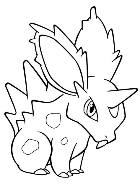 Pokemon Nidoranm Coloring Page Free Printable Coloring Pages For Kids