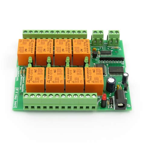 1 Wire Relay Card 8 Relayrelays 220v With Ds2408 Chipset Ebay