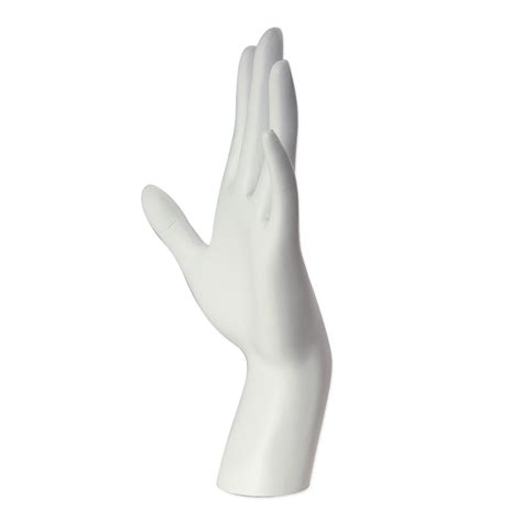 White Mannequin Back Of Hand Jewelry Display 8