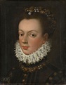 Spanish School, 16th century - Portrait of a Lady, possibly Infanta ...
