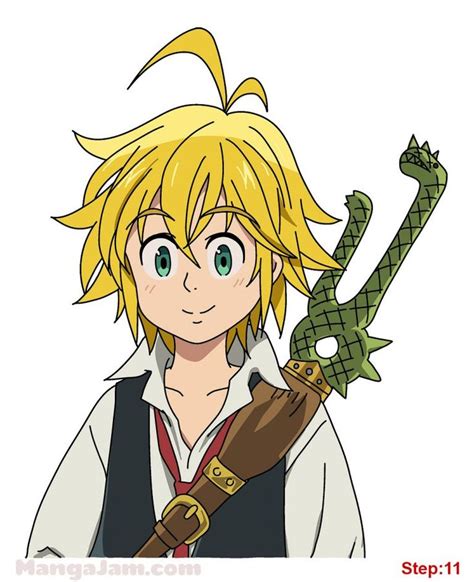 How To Draw Meliodas From Nanatsu No Taizai 7 つの 大罪