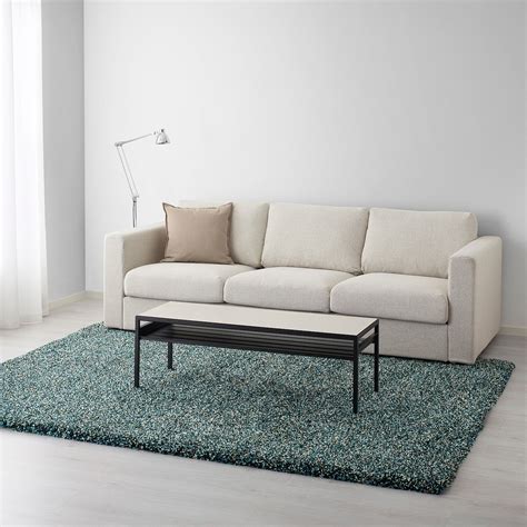 Bei coop bau+hobby kannst du teppiche millimetergenau zuschneiden lassen. VINDUM Teppich Langflor - blaugrün blau - IKEA Österreich ...
