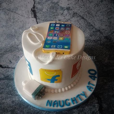 Smart Phone Cake Decorated Cake By Savitha Alexander Cakesdecor
