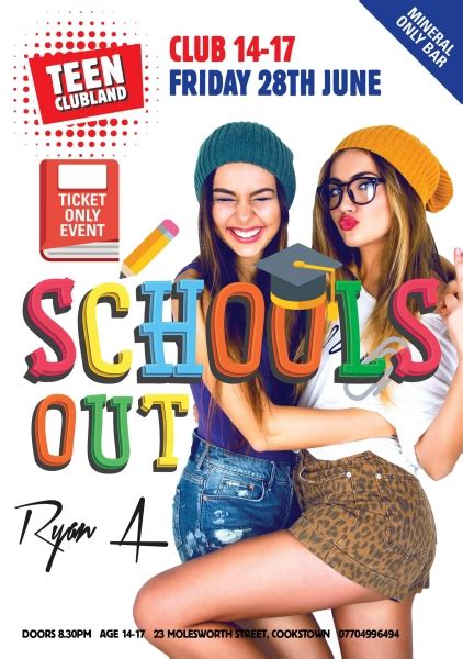 Teen Clubland Club 14 17 Schools Out Special Dj Ryan A On 28th June