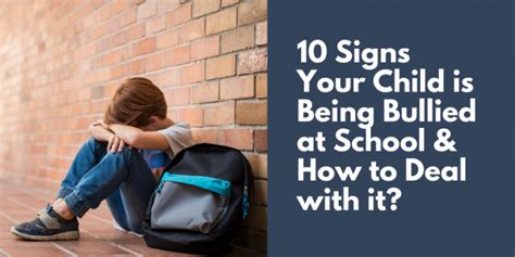 10 Signs Your Child Is Being Bullied At School And How To Deal With It