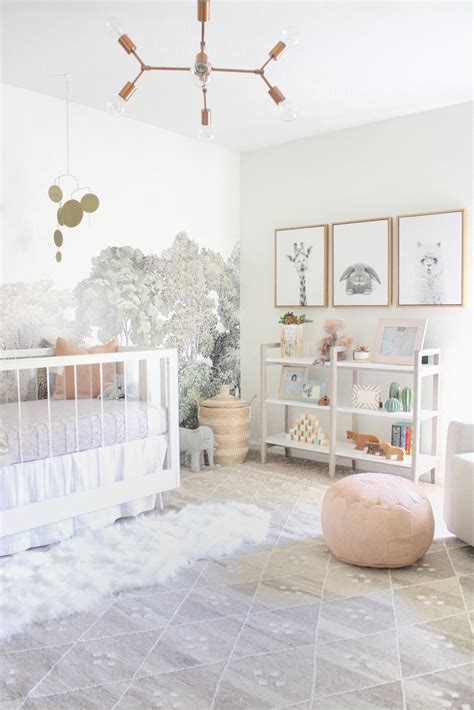 Serene Neutral Girl Nursery Inspired By Nature Project Nursery
