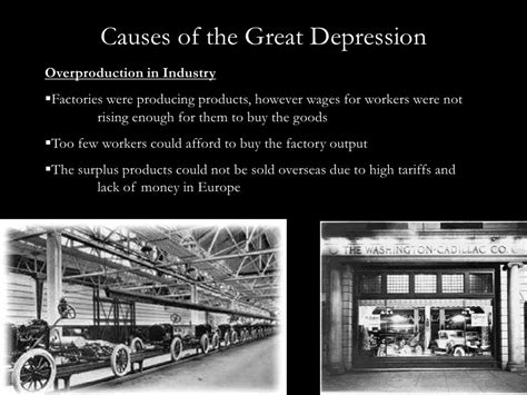 Main Causes Of The Great Depression
