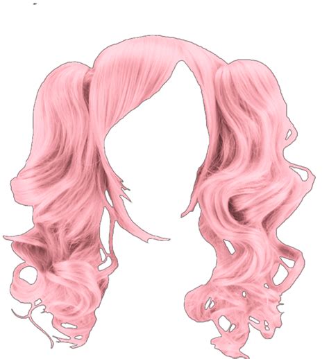 Hair Wig Pigtails Pink Costume Sticker By Kristinamarie1968