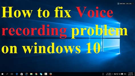 Why doesn't music or sound play in a powerpoint presentation? How to fix Voice recording problem on windows 10 - YouTube
