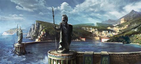 Meletis Theros By ~adampaquette Fantasy City Fantasy Places
