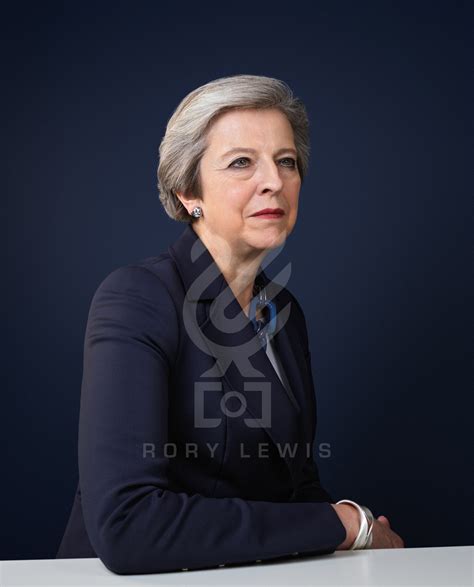 Prime Minister Theresa May Portrait Sitting — Rory Lewis Portrait
