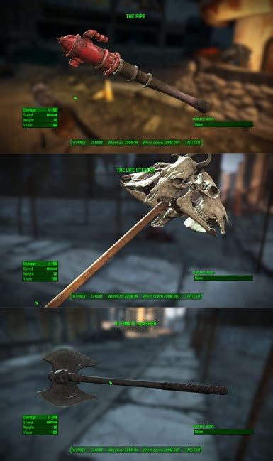 All My Standalone Weapon Mods For Now At Fallout 4 Nexus Mods And