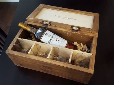 Personalized Scotch Whiskey T Box For Retirement
