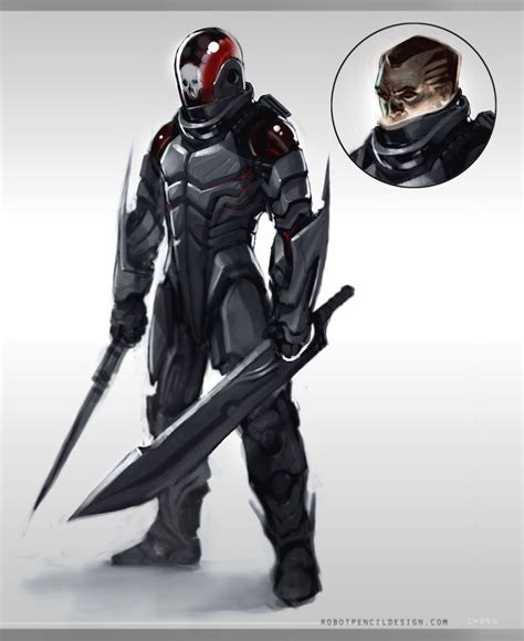 Ninjaman Weapon Concept Art Sci Fi Art