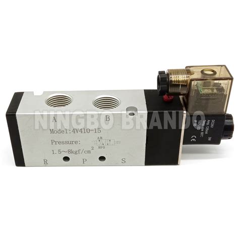 4v410 15 52 Way Single Directional Control Pneumatic Air Solenoid