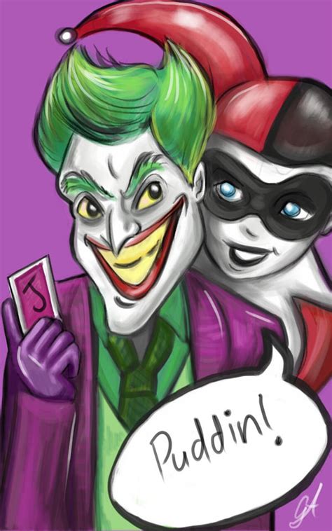Joker Harley Quinn By Ginaamyart On Deviantart