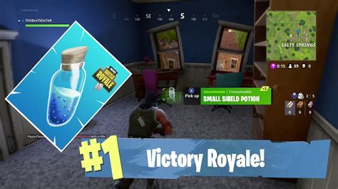 New Small Shield Potion Fortnite Battle Royale Youtube