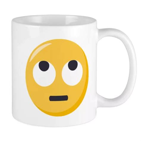 Cafepress Face With Rolling Eyes Emoji 11 Oz Ceramic Mug 100510064 1799 Picclick