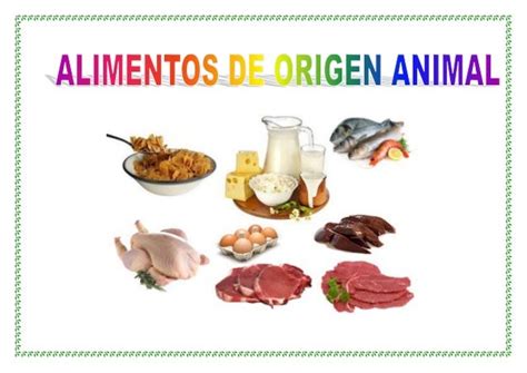 Alimentos De Origen Anima Alimentos De Origen Animal Y