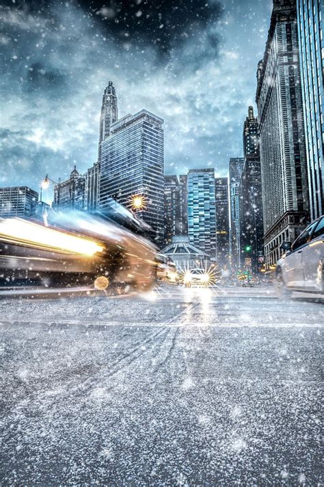 Snowing In Chicago Leonardo Patrizi Travel And Lifestyle Photographer