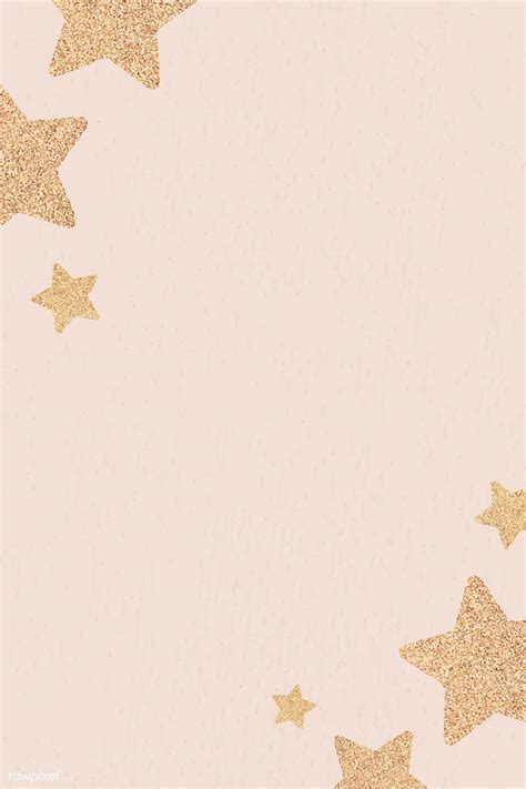 Glitter Gold Star Frame Design Illustration Free Image By Rawpixel