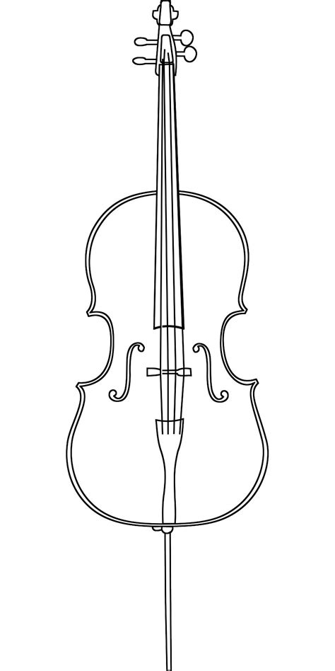 Cello Zeichnung Musik Für Kinder Cello Musik Und Kunst Zeichnung