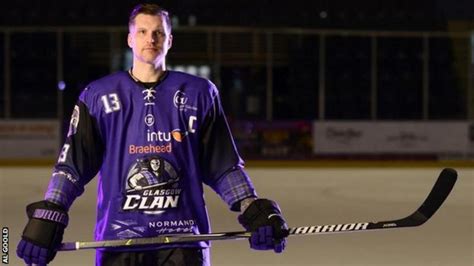 Ice Hockey Glasgow Clans Zack Fitzgerald On Life As An Enforcer Bbc