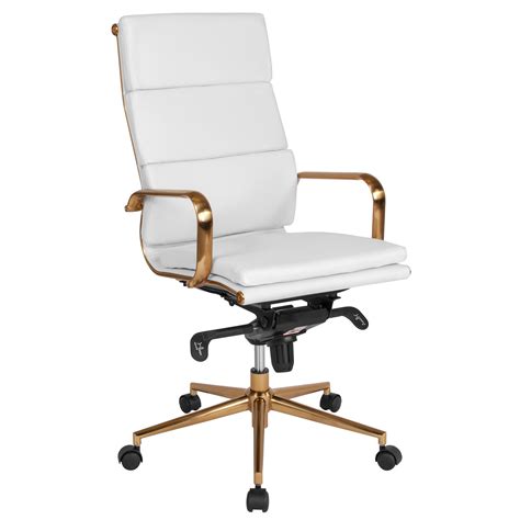 4.8 out of 5 stars with 8 ratings. Flash Furniture High Back White LeatherSoft Executive ...