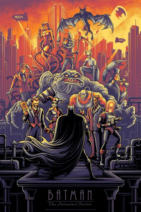 Batman The Animated Series Poster By Dan Mumford Rbatman