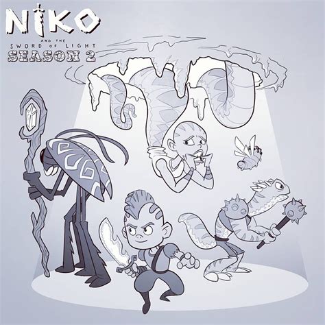 Niko And The Sword Of Light Coloring Pages For Kids Monaicyn Kitchen