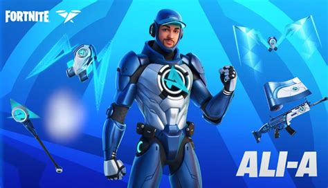 British Youtuber Ali A Gets Fortnite Icon Series Skin In Game With