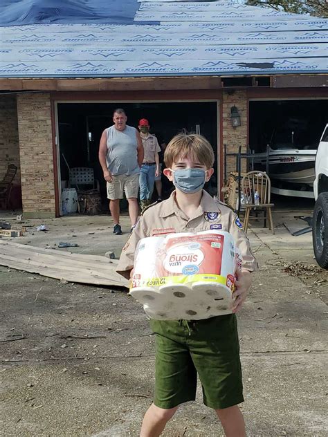 Woodlands Boy Scouts Step Up To Help Hurricane Laura Victims In Louisiana