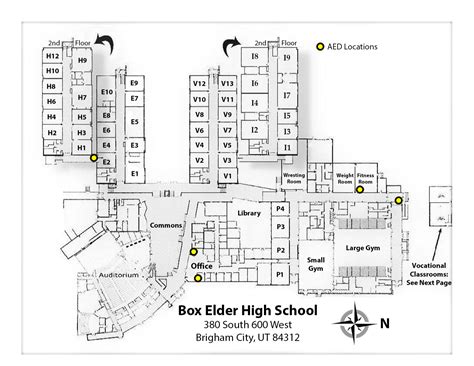 Campus Map And Directions Box Elder High School