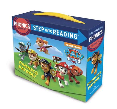 Paw Patrol Phonics Boxed Set Step Into Reading 12 Booklets Linden