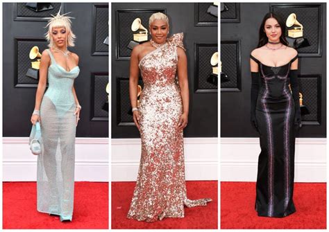 All The Outfits Celebrities Wore At The 2022 Grammys