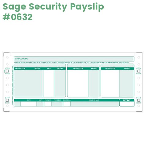 Sage Security Payslips 3 Part Sage Accounts Solutions