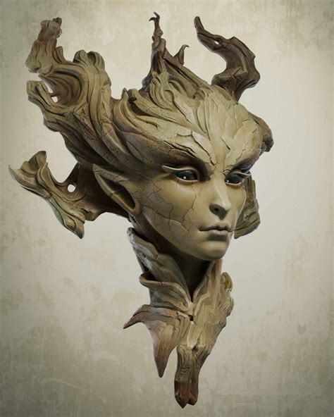 Dryad Portrait Zbrushcentral