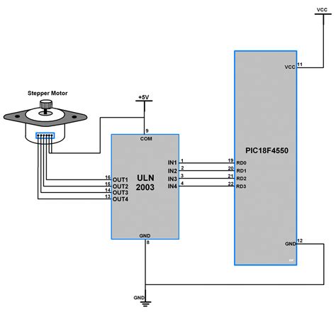 Stepper Motor Interfacing With Pic18f4550 Electronicwings