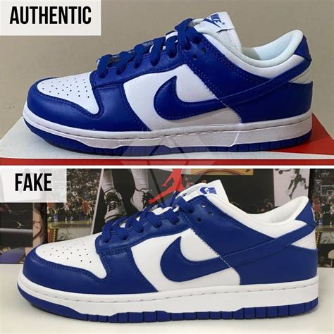 Nike Dunk Low Real Vs Fake Get The Main Difference In 2023 Shoe Effect