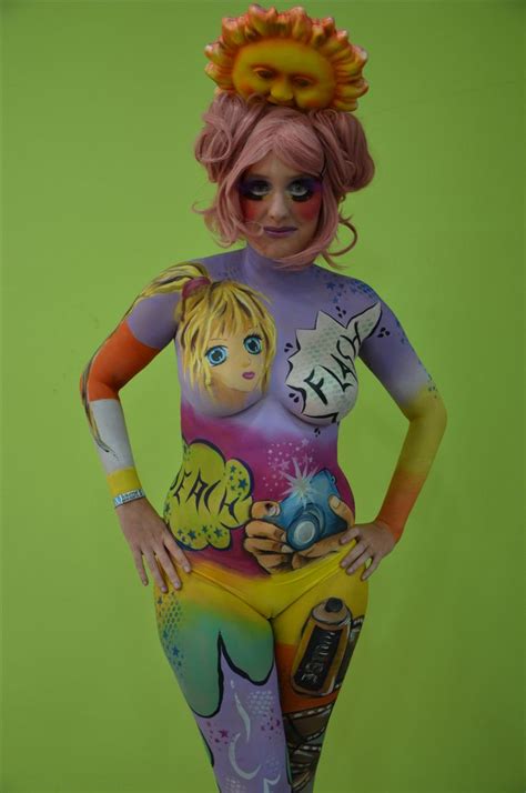 Bodypaint Melicious Paints Met Femke Steveninck