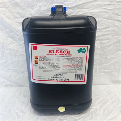 Premium Chlorine Bleach 7 25l Ezypak